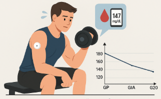 Segurança Glicêmica em Pessoas com Diabetes Tipo 1 Durante uma sessão de Exercícios musculação