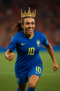 🏅Marta brilha com a Seleção: golaços que marcaram seu legado nacional