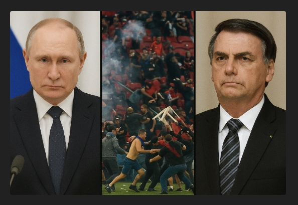 Crise Global e Nacional: Putin fala em condições de paz, confusão na Conmebol e Bolsonaro pede asilo político