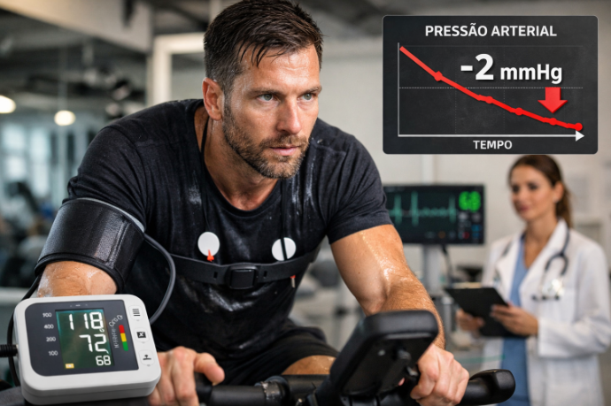 🔬 Exercício intenso pode reduzir risco cardiovascular imediatamente